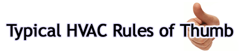 HVAC Rules of Thumb