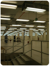 A Mostly-Empty Server Room Wasting Energy