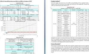 Written Descriptions of Each Energy Conservation Measure Example Page 1