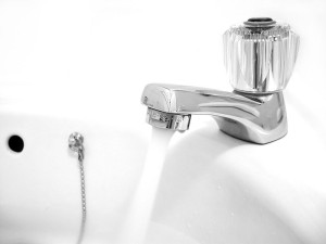 running faucet